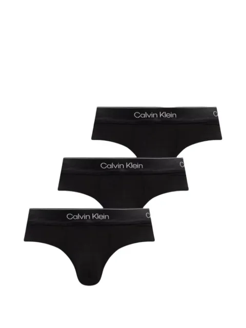 Calvin Klein Underwear logo-waistband briefs (set of three)