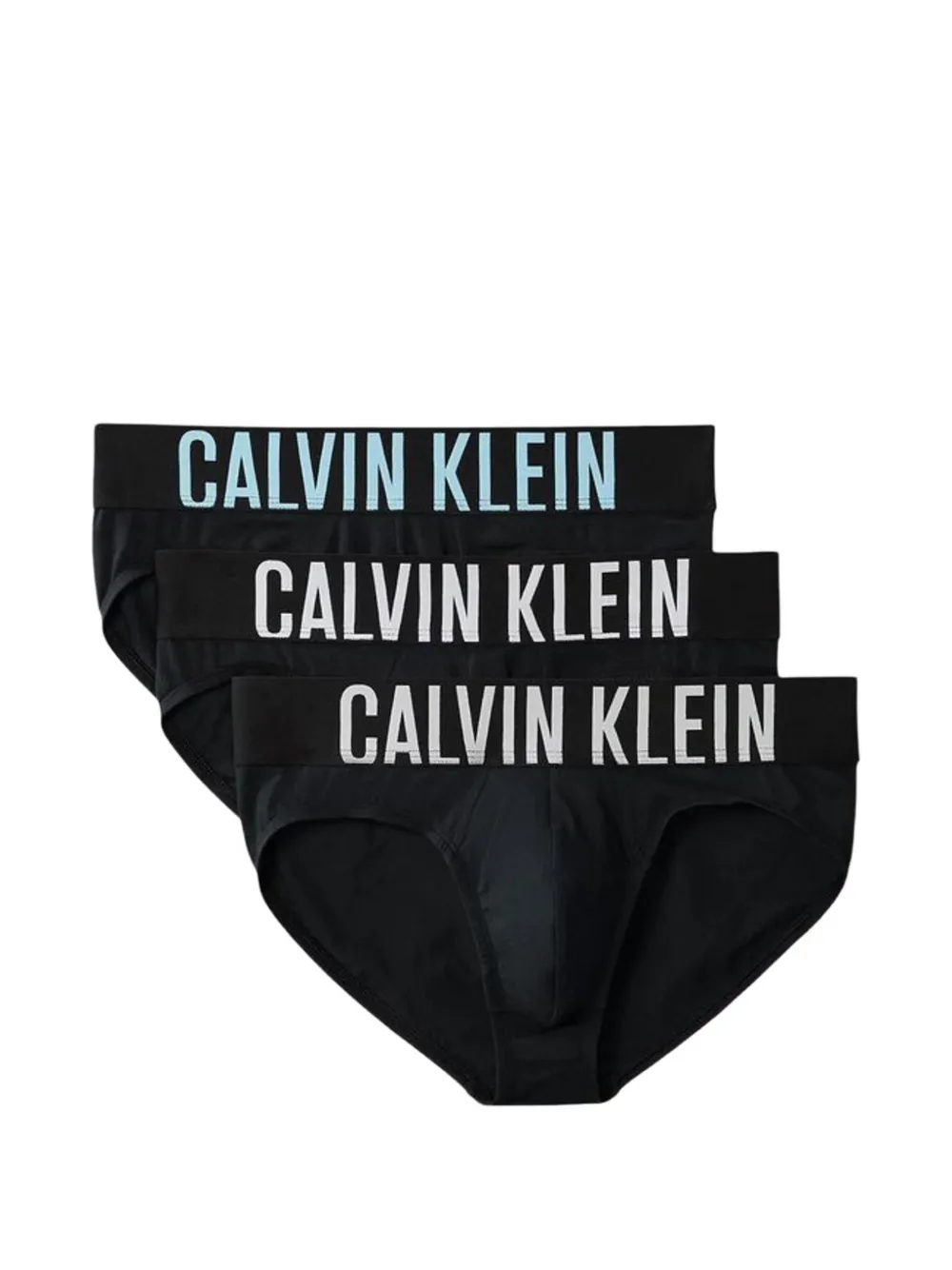 Calvin Klein Underwear logo-waistband cotton briefs (set of three) - Nero