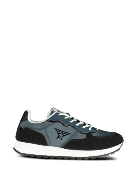 Avirex tenis con paneles y logo estampado