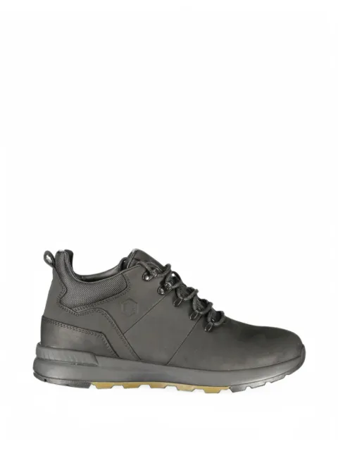 LUMBERJACK lace-up panelled sneakers