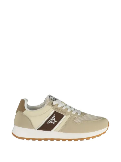 Avirex panelled logo-print sneakers