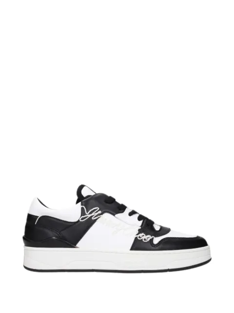 Jimmy Choo logo-embroidered panelled sneakers