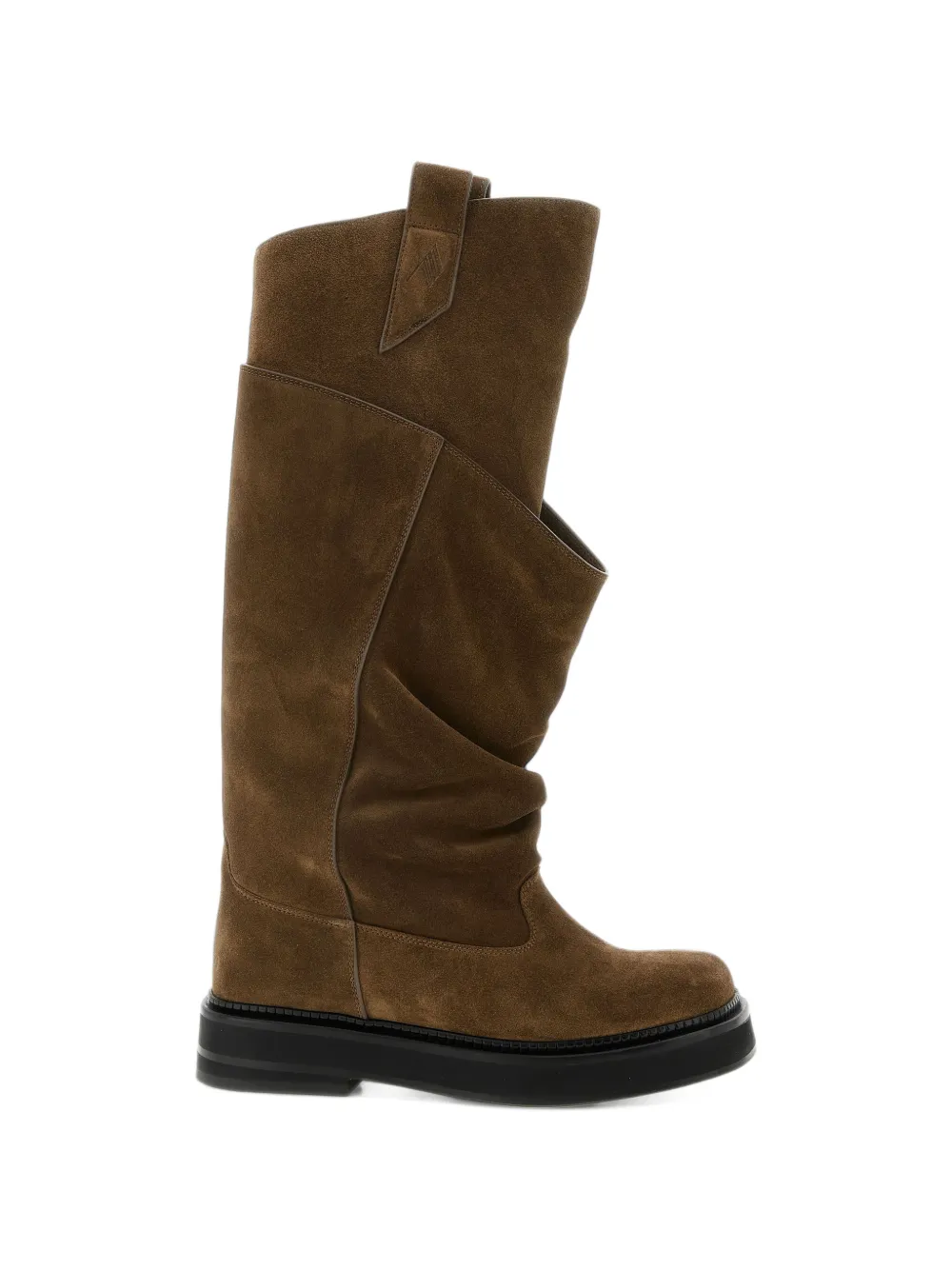 The Attico cuissardes en daim - Marron The Attico cuissardes en daim - Marron