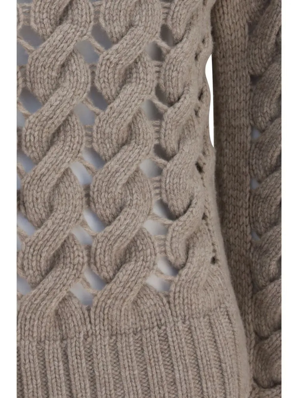 P.A.R.O.S.H. Aries cable-knit sweater Beige