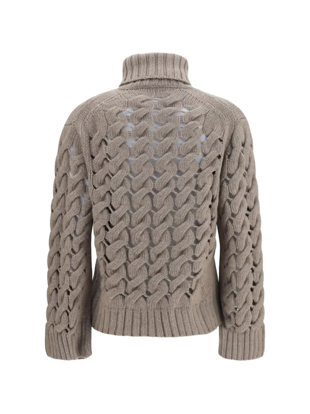 P.A.R.O.S.H. Aries cable-knit sweater Beige