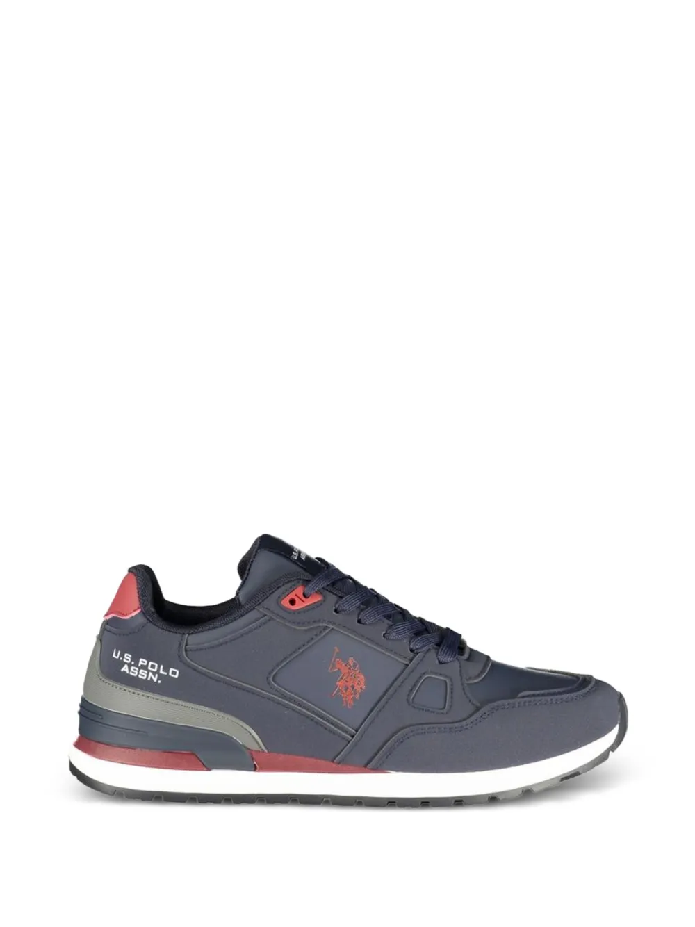 U.S. POLO ASSN. logo-print panelled sneakers - Blu