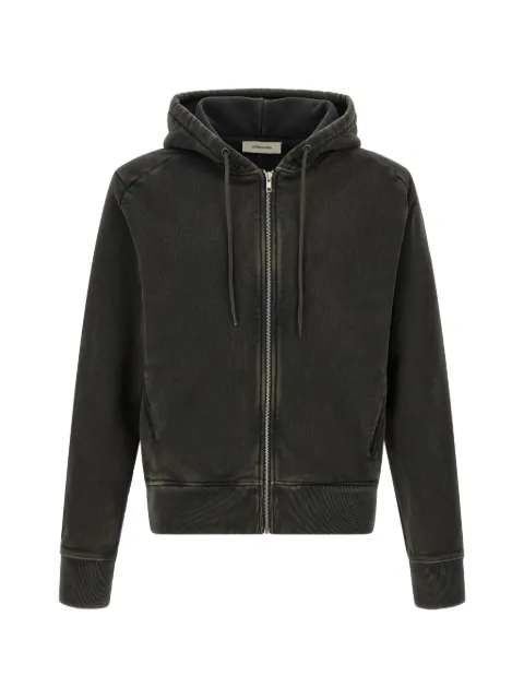 ENTIRE STUDIOS faded zip-up hoodie