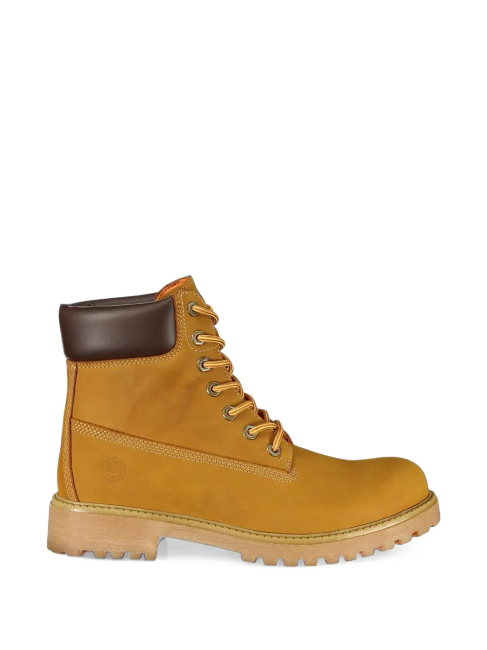 LUMBERJACK lace-up ankle boots - Jaune