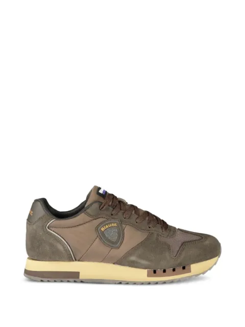 Blauer Queens logo-patch sneakers