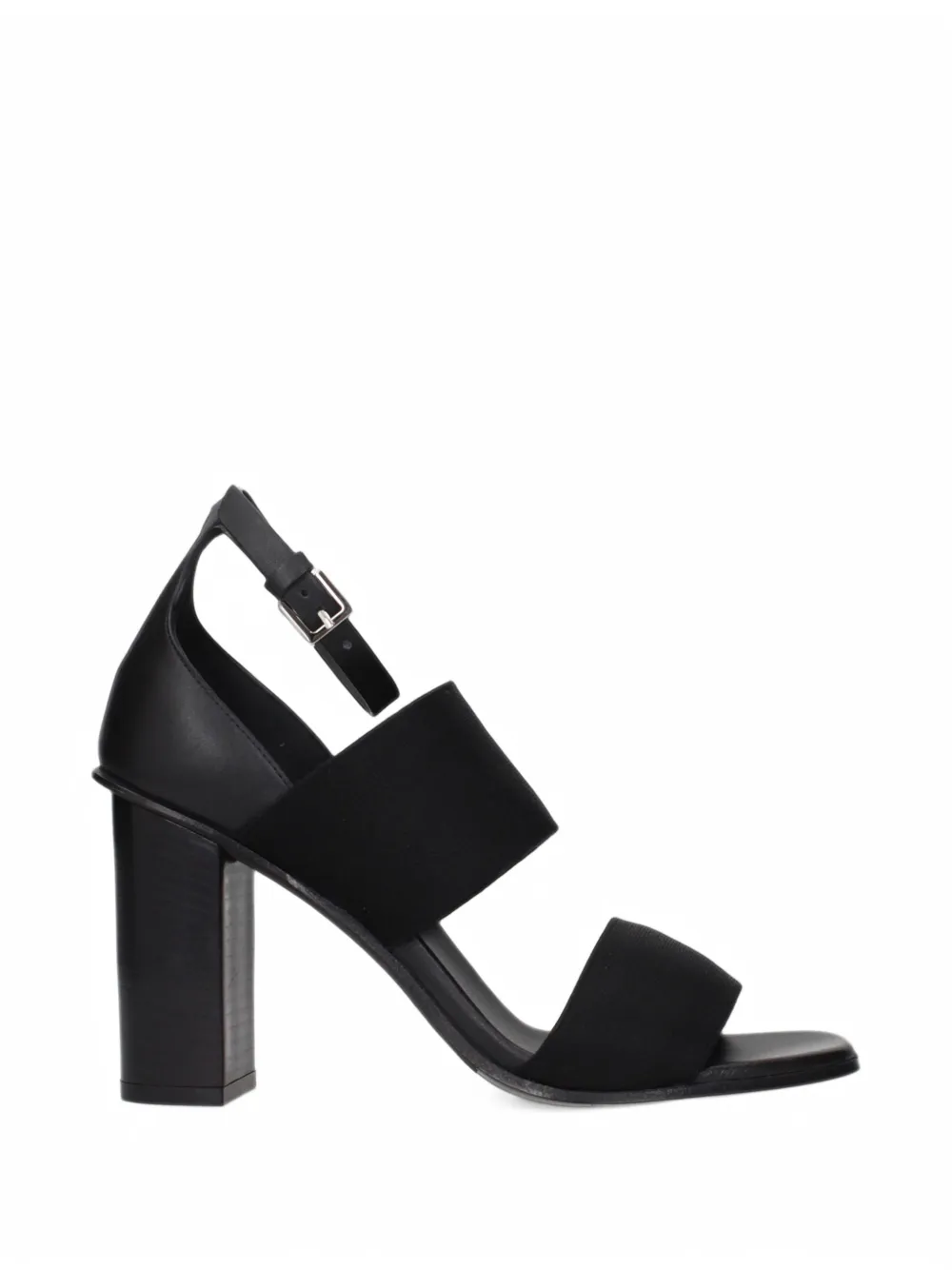 Max Mara block-heel ankle-strap sandals - Nero