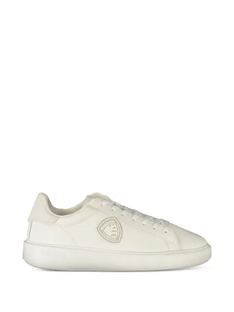 Blauer logo-patch lace-up sneakers