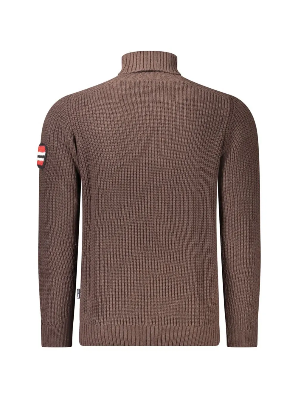 Norwegian Rain ribbed-knit turtleneck sweater Bruin
