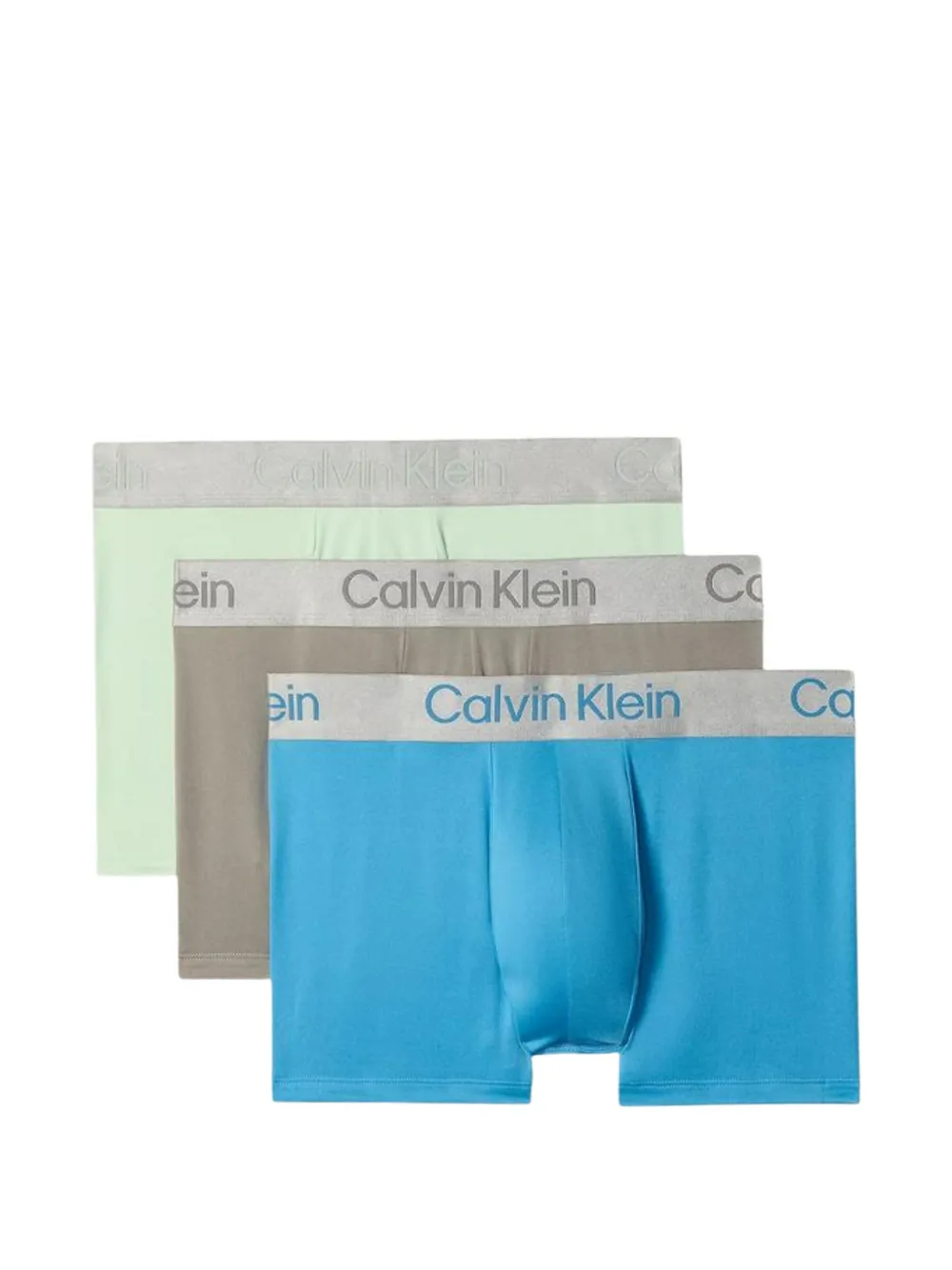 Calvin Klein Underwear logo-waistband boxers (set of three) - Grün