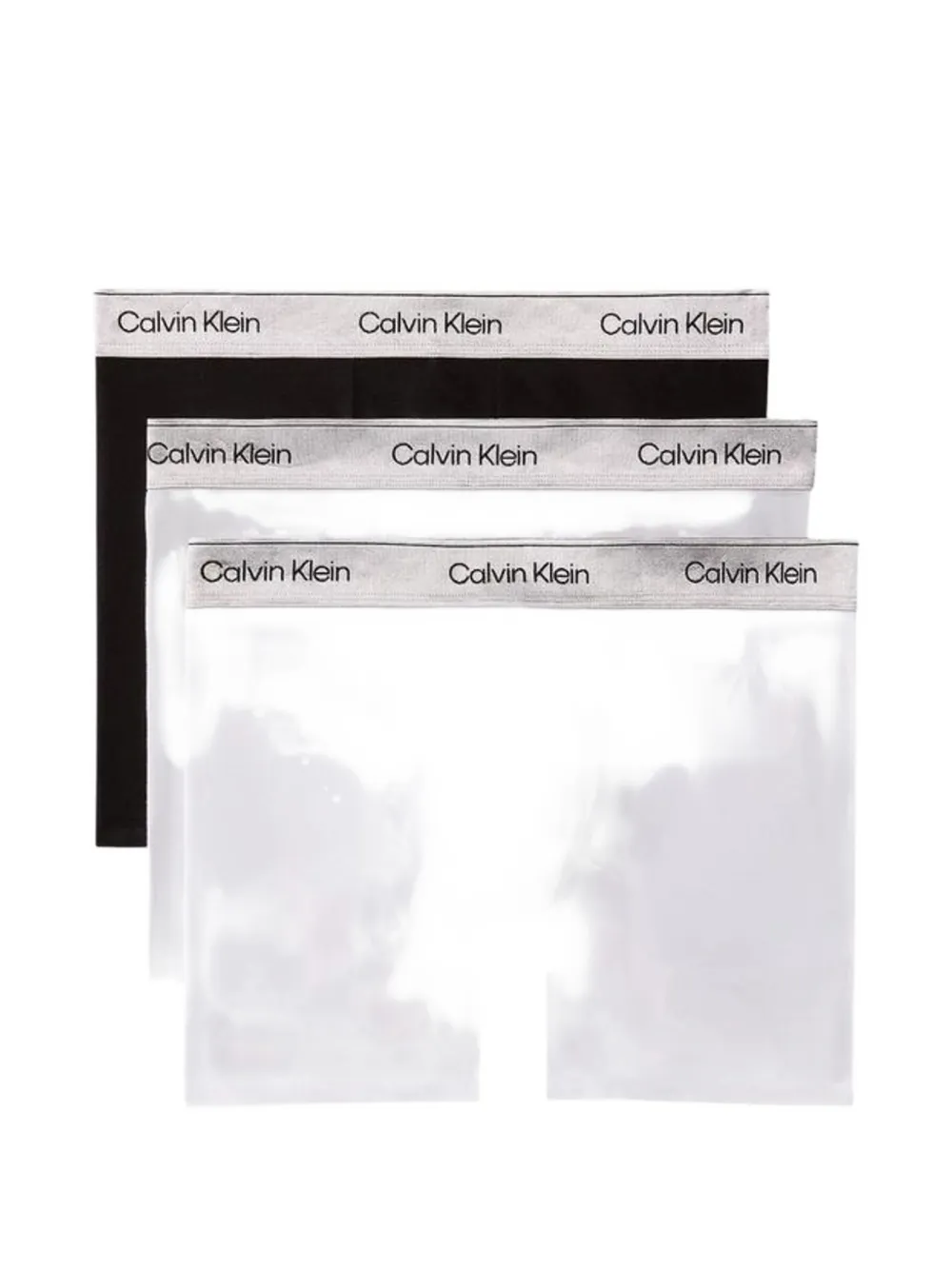 Calvin Klein Underwear logo-waistband cotton boxers (set of three) - Nero