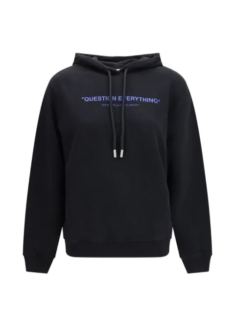Off-White slogan-print hoodie