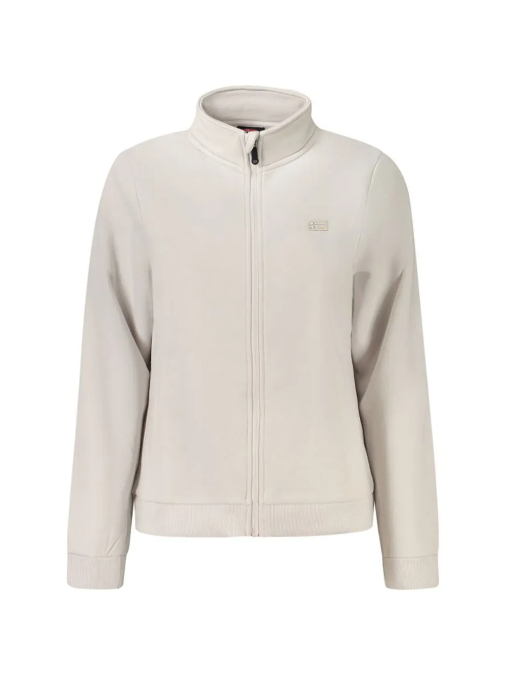 Norwegian Rain zip-up high-neck sweatshirt - Tons neutres Norwegian Rain zip-up high-neck sweatshirt - Tons neutres