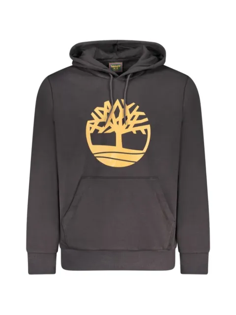 Timberland logo-print cotton hoodie