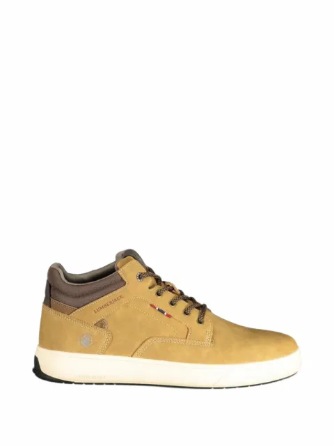 LUMBERJACK lace-up logo-patch sneakers
