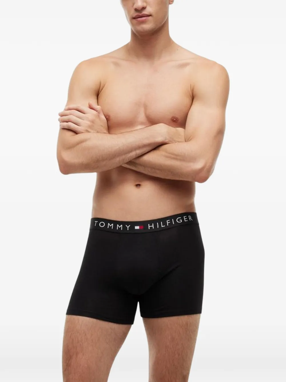 Tommy Hilfiger logo-waistband boxers (set of three) Zwart