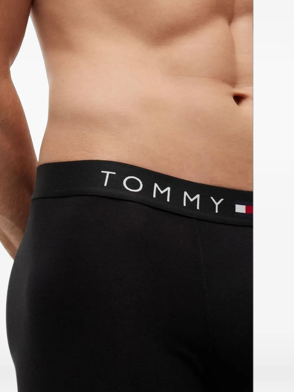 Tommy Hilfiger logo-waistband boxers (set of three) Zwart