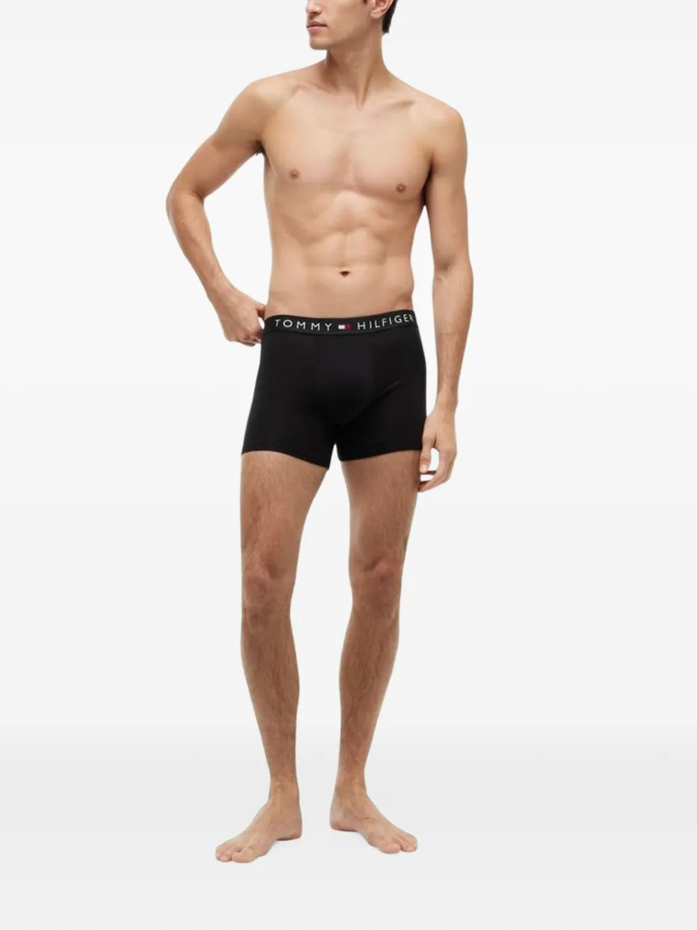 Tommy Hilfiger logo-waistband boxers (set of three) Zwart