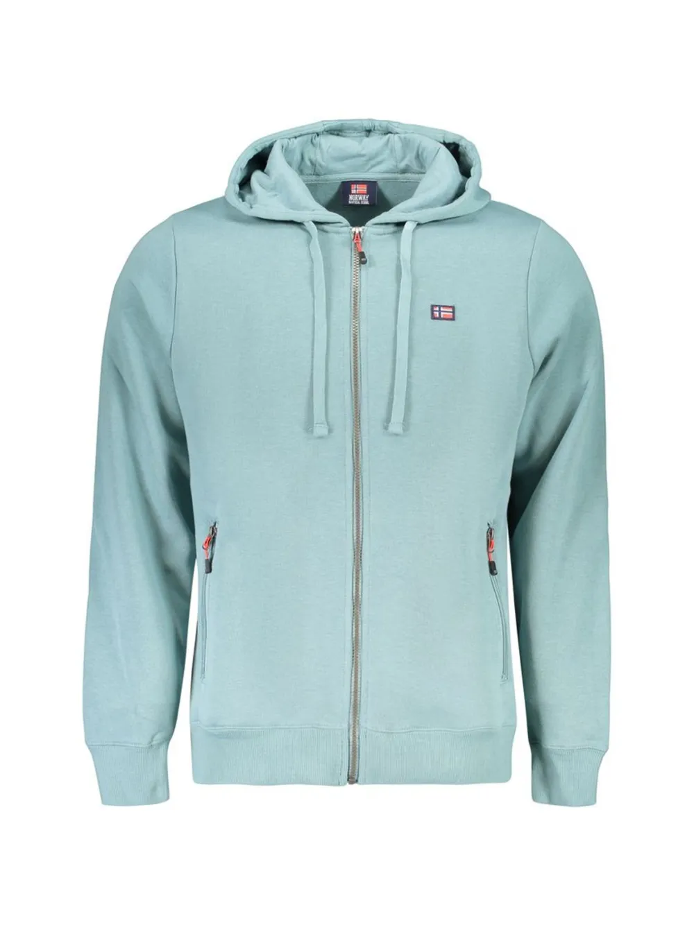 Norwegian Rain zip-up hoodie - Verde