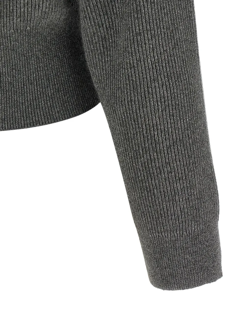 Brunello Cucinelli Ribgebreid vest Grijs