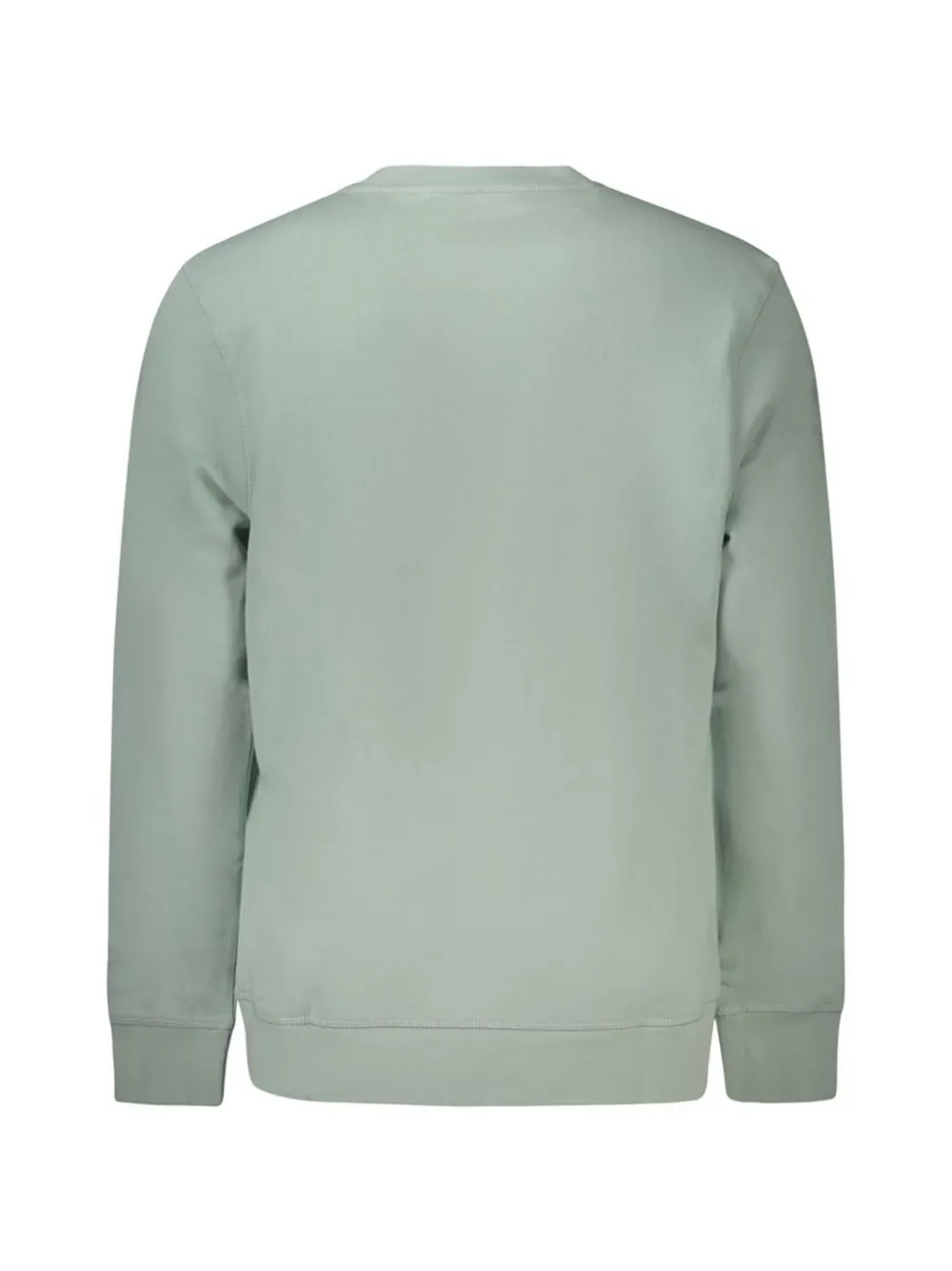 BOSS logo-patch cotton sweatshirt Groen