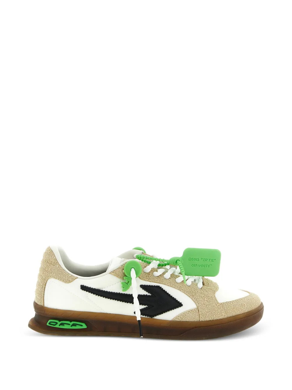 Off-White Sneakers End of Play con applicazione - Bianco