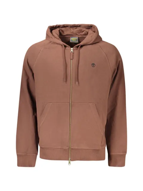 Timberland zip-up raglan-sleeve hoodie