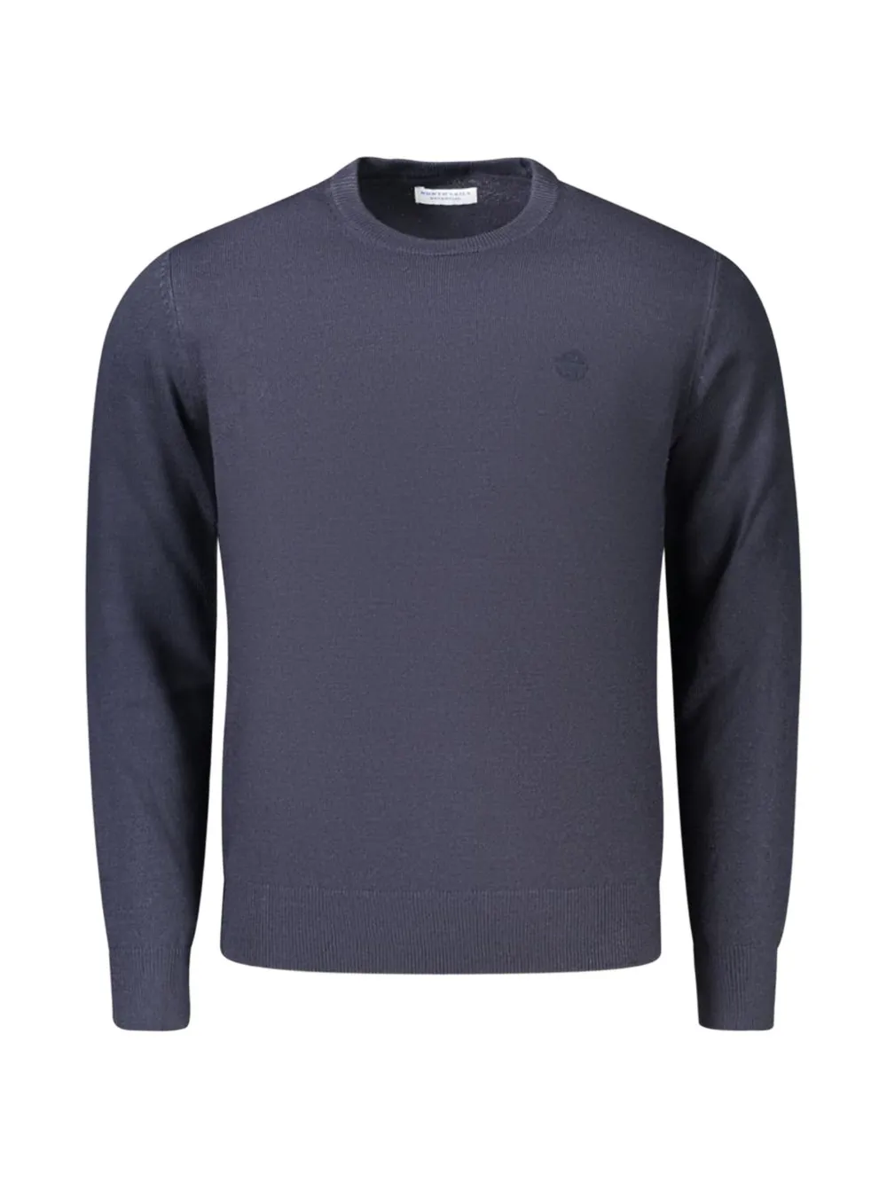North Sails logo-embroidered crew-neck sweater - Blau