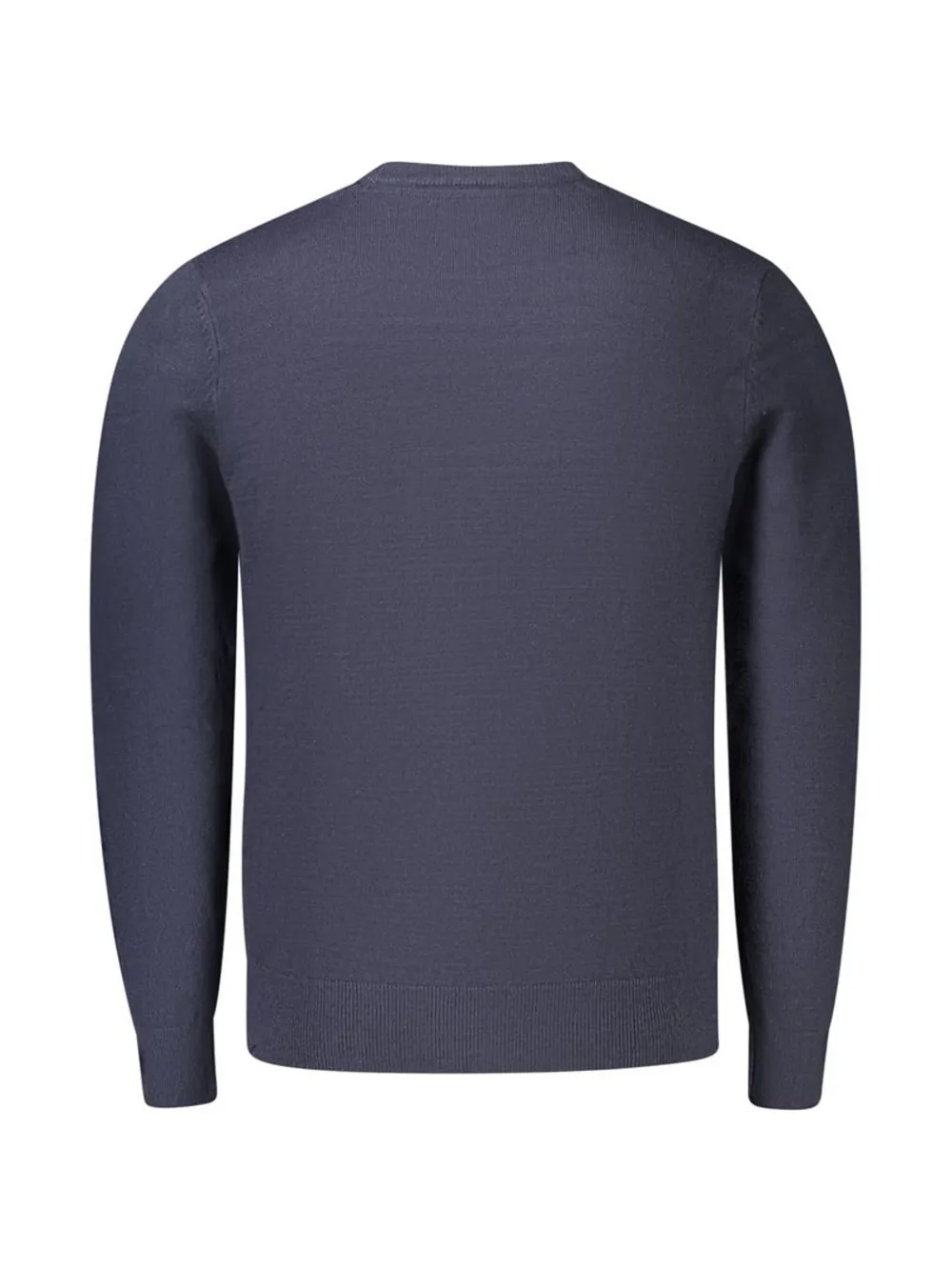 North Sails logo-embroidered crew-neck sweater Blauw