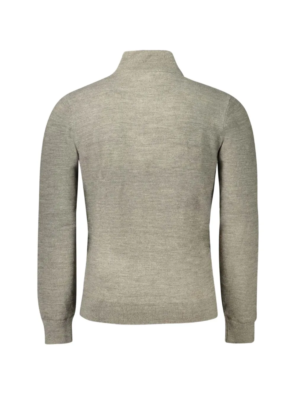 North Sails quarter-zip knitted sweater Grijs
