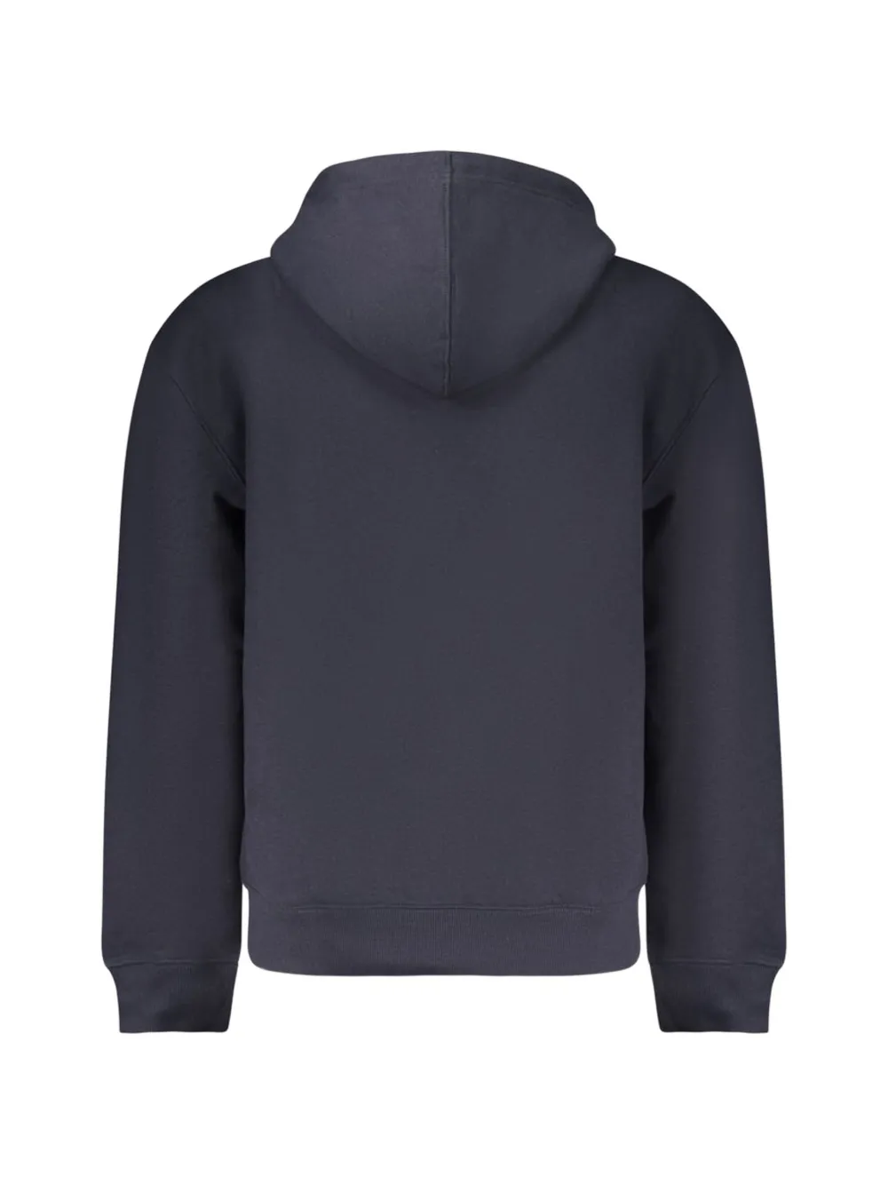GUESS USA logo-print cotton hoodie Blauw