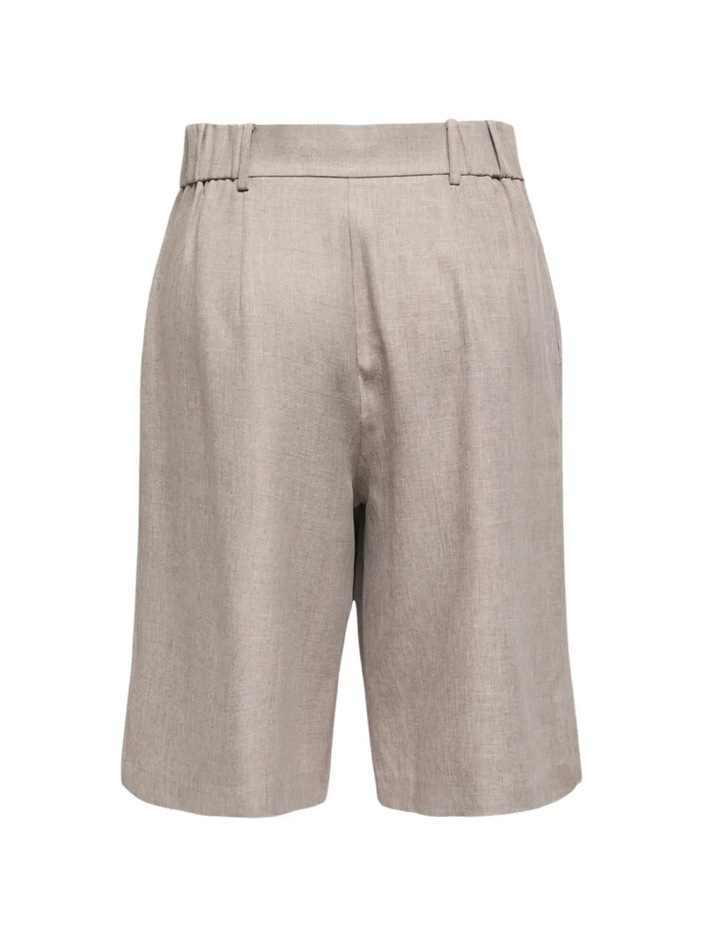 ONLY Onllinda pleated bermuda shorts Grijs