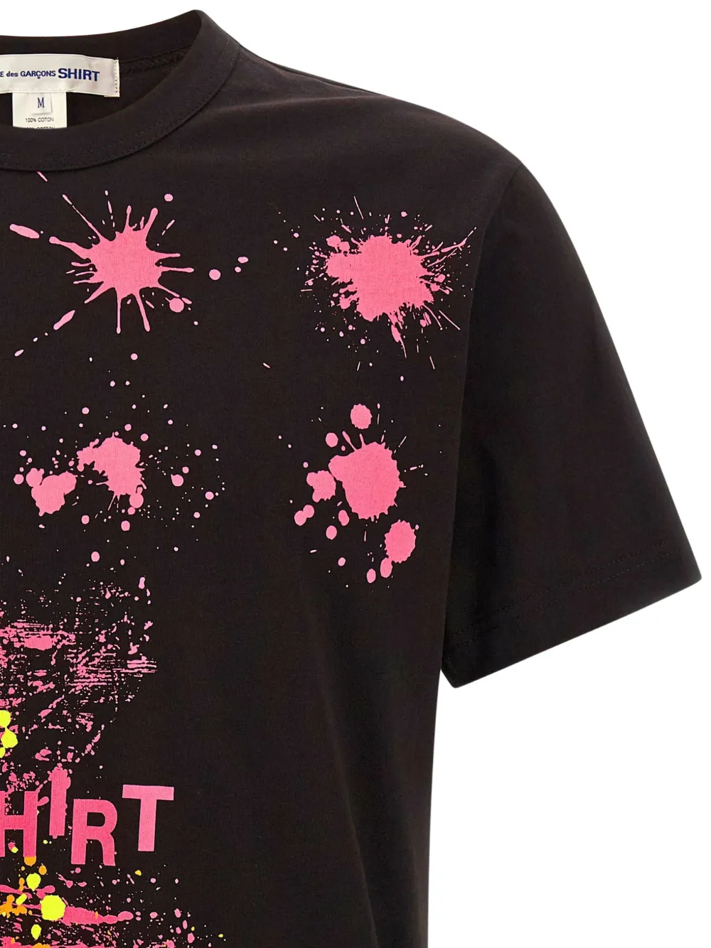 Comme Des Garçons Sweater met logoprint Zwart
