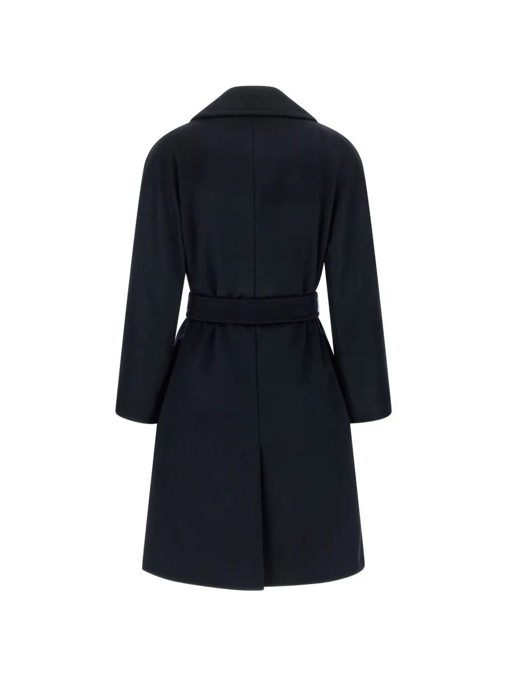 Max Mara belted wool coat Blauw