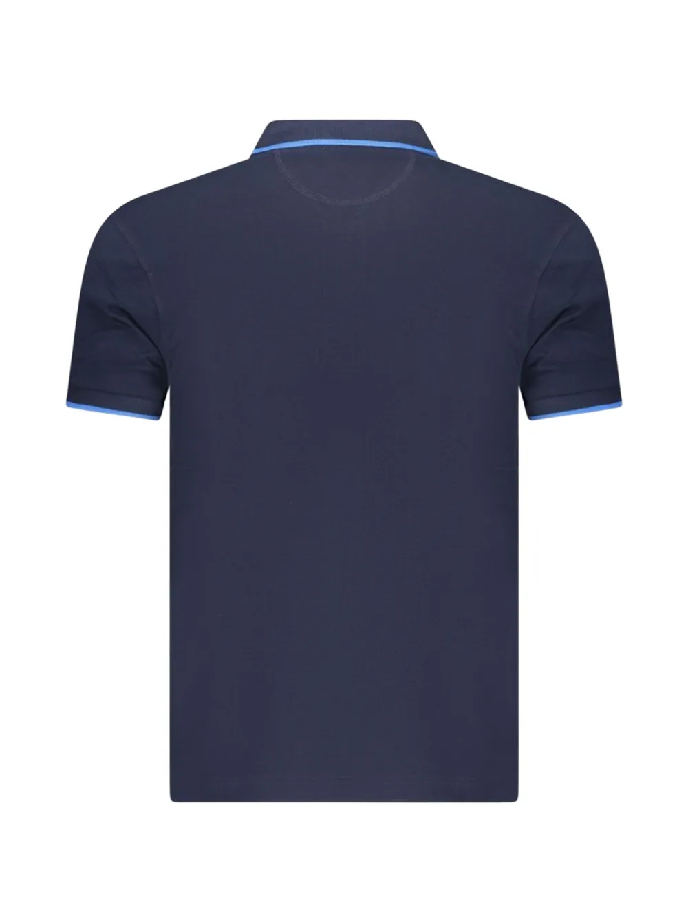 La Martina logo-embroidered tipped polo shirt Blauw