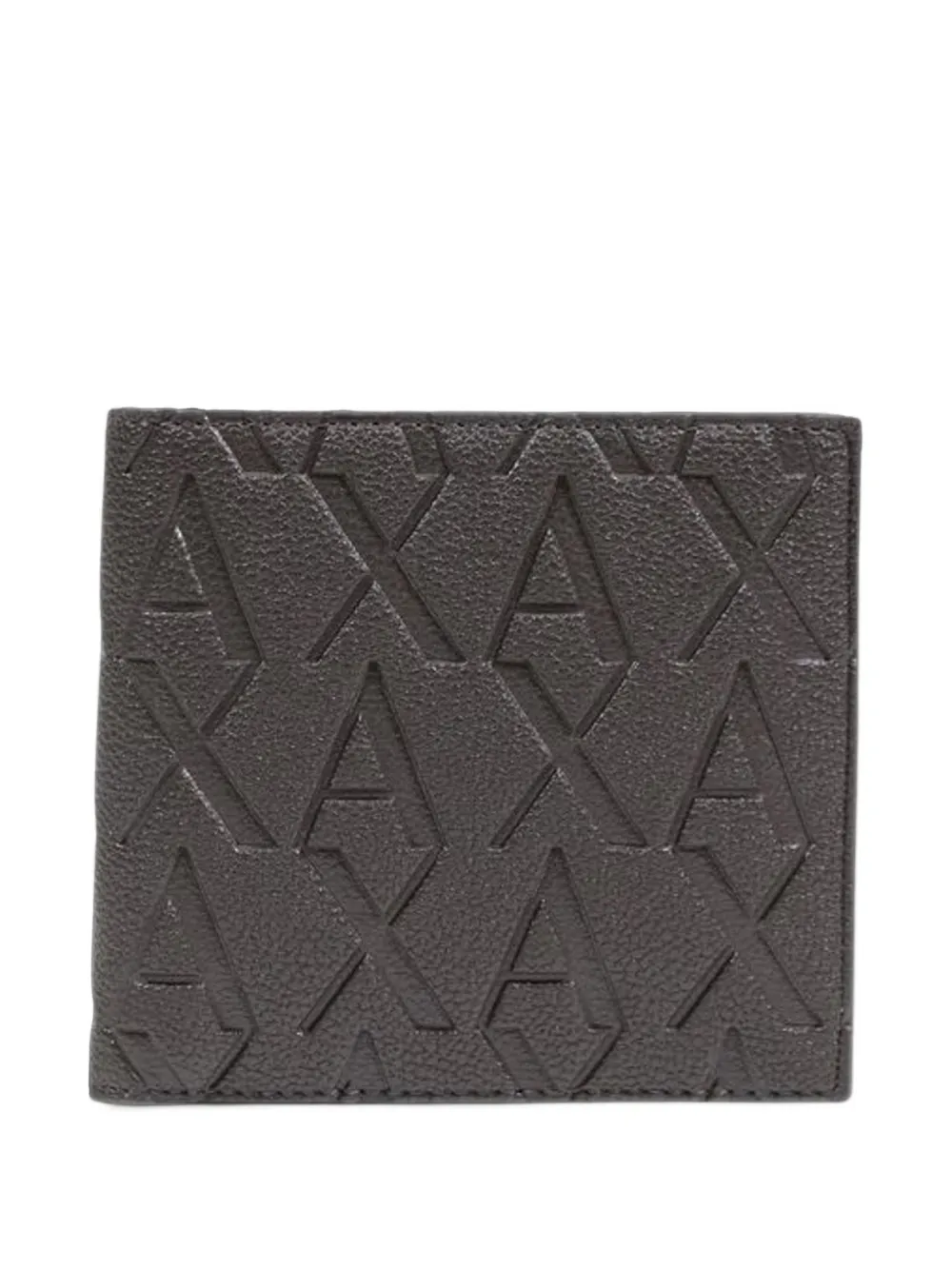 Armani Exchange logo-debossed bifold wallet - Marrone