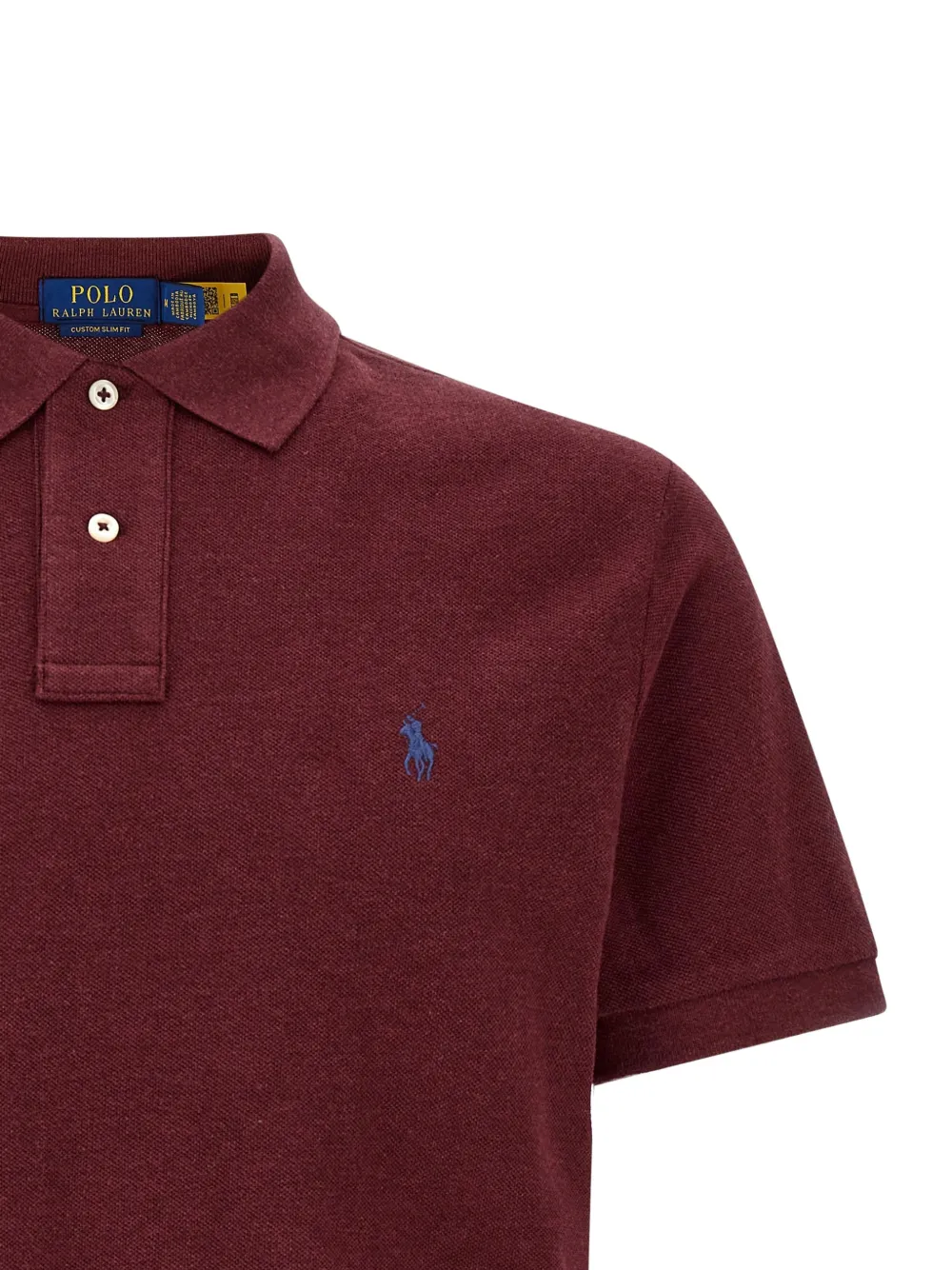 Polo Ralph Lauren logo-embroidered polo shirt Rood