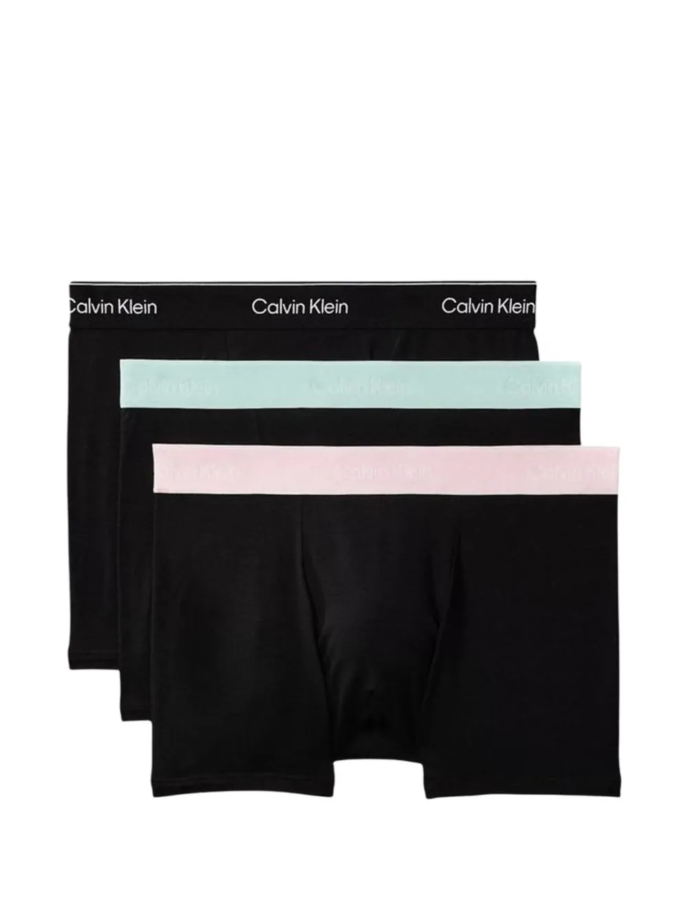 Calvin Klein Underwear Icon logo-waistband cotton boxers (set of three) - Nero