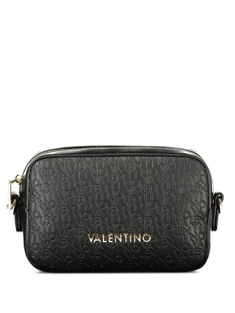 MARIO VALENTINO logo-embossed camera bag - Nero
