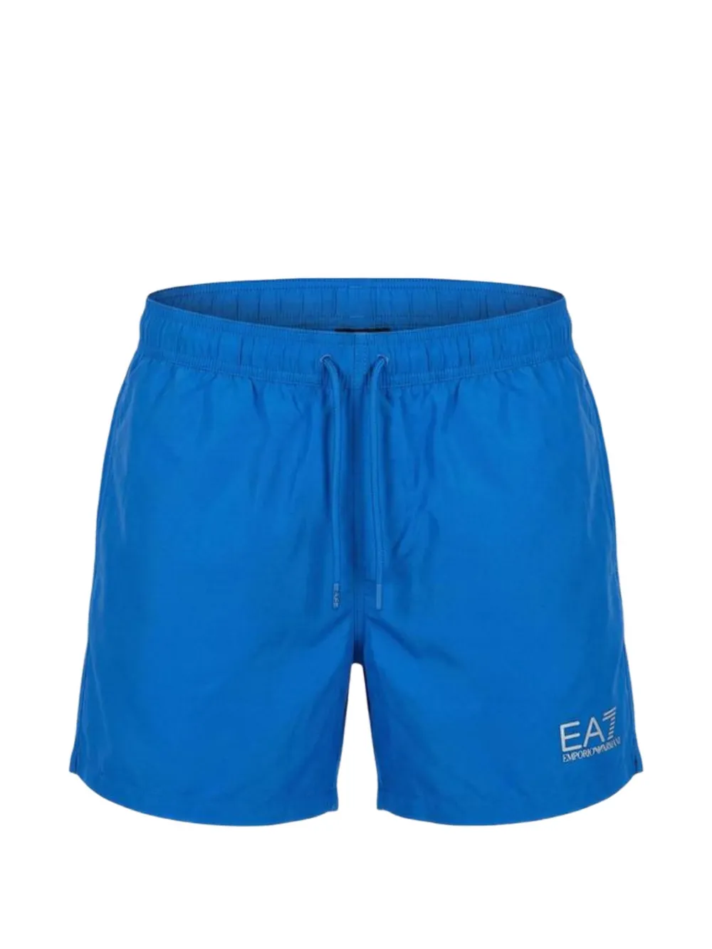 Ea7 Emporio Armani logo-print swim shorts - Blau