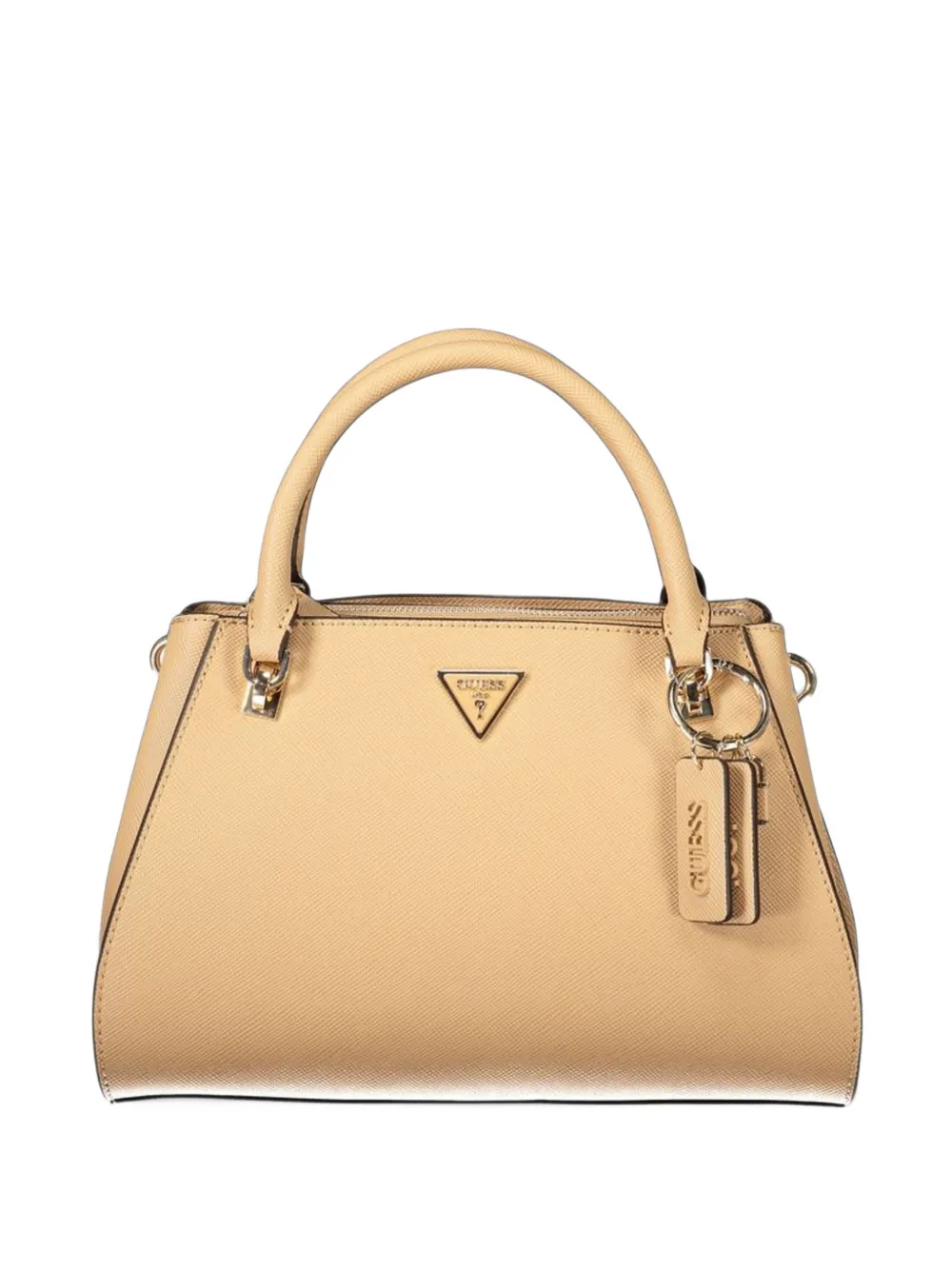 GUESS USA Noelle saffiano-effect logo-plaque tote bag - Toni neutri
