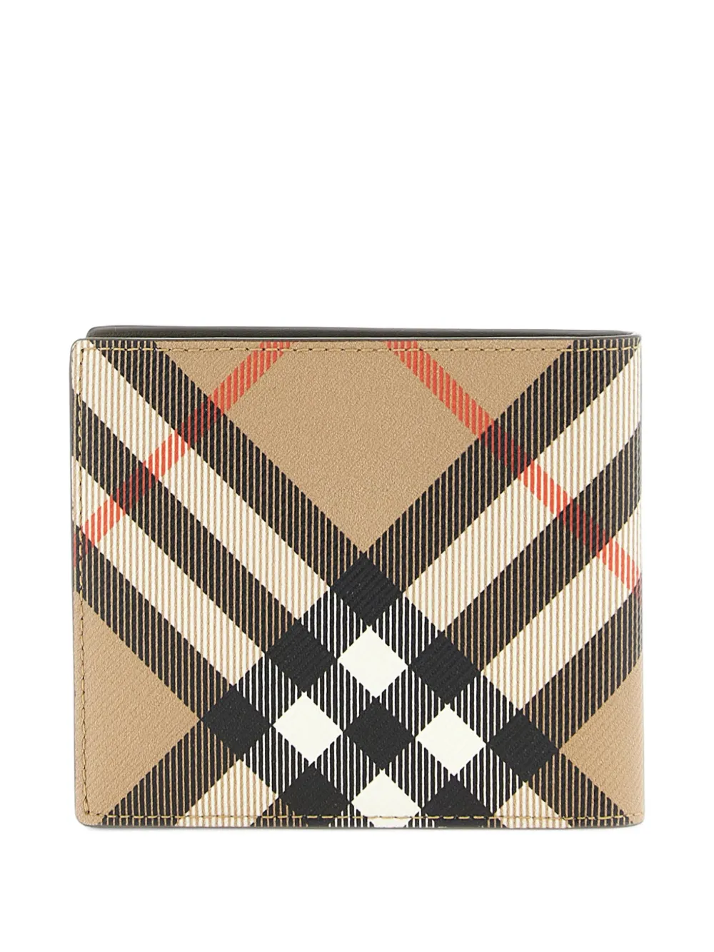 Burberry Geruite portemonnee Beige