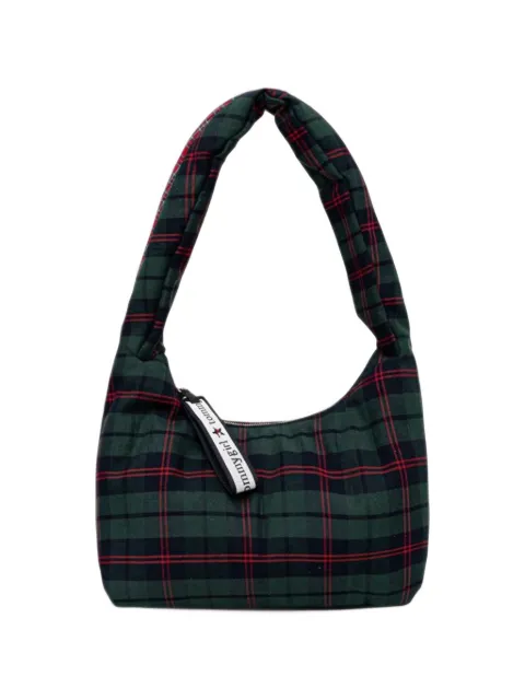 Tommy Jeans check-pattern cotton tote bag
