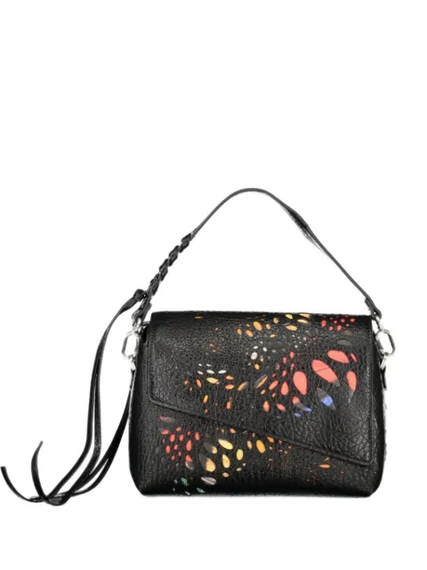 Desigual medium cut-out whipstitch-trim tote bag