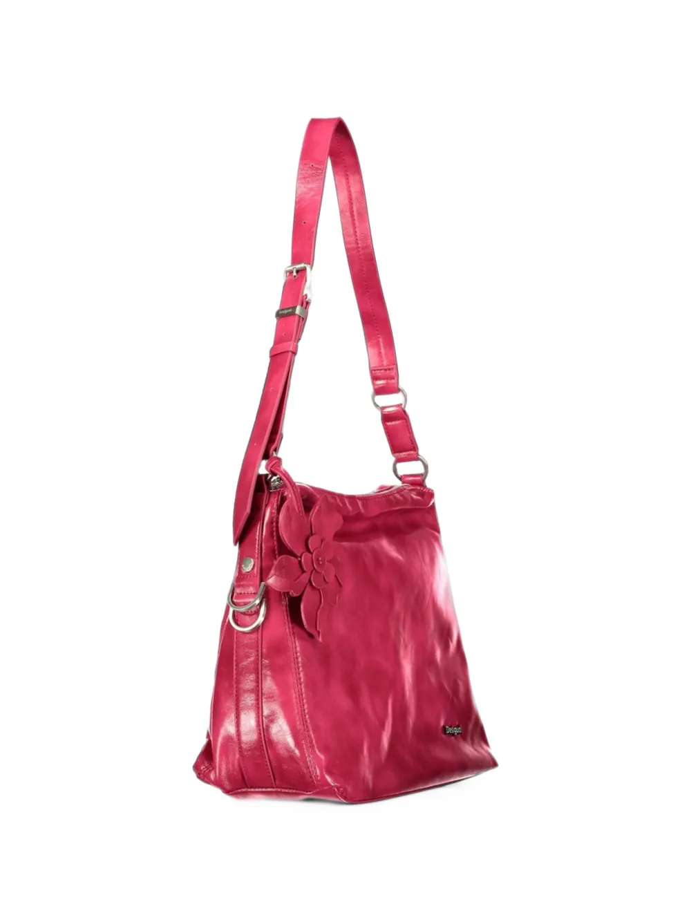 Desigual medium flower-detail tote bag Roze