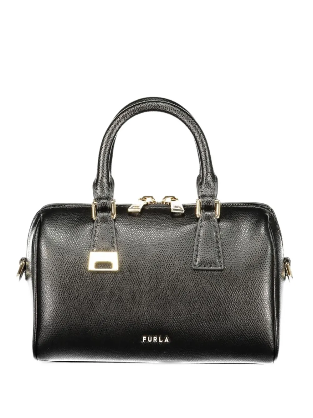 Furla grainy leather tote bag - Nero