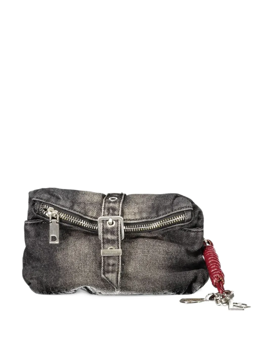 Desigual micro faded denim bag - Nero
